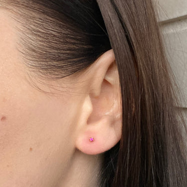 Precious Ruby Studs - EARRINGS from STELLAR 79 - Shop now at stellar79.com