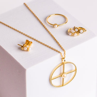 La Perle Halo Necklace - NECKLACES from STELLAR 79 - Shop now at stellar79.com
