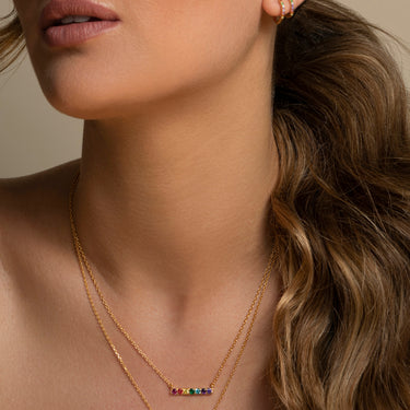 Spectrum Huggie Hoops - EARRINGS from STELLAR 79 - Shop now at stellar79.com