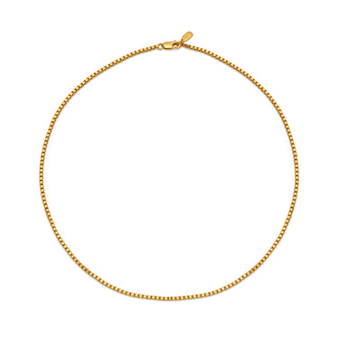 'X' Box Chain - NECKLACES from STELLAR 79 - Shop now at stellar79.com