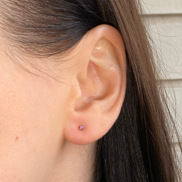 Precious Amethyst Studs - EARRINGS from STELLAR 79 - Shop now at stellar79.com