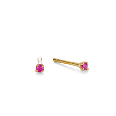 Precious Ruby Studs - EARRINGS from STELLAR 79 - Shop now at stellar79.com