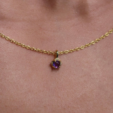 Precious Amethyst Necklace - February - NECKLACES from STELLAR 79 - Shop now at stellar79.com 