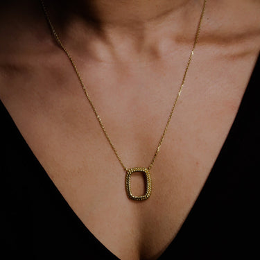 TWIRL NECKLACE IN GOLD VERMEIL - NECKLACES from STELLAR 79 - Shop now at stellar79.com 