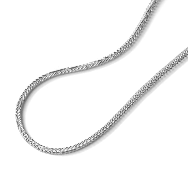 SNAKE CHAIN IN STERLING SILVER - CHAINS from STELLAR 79 - Shop now at stellar79.com 