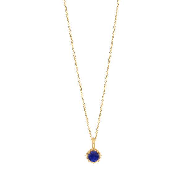 Precious Lapis Necklace - September - NECKLACES from STELLAR 79 - Shop now at stellar79.com 