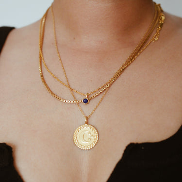 Selene Necklace in Gold Vermeil