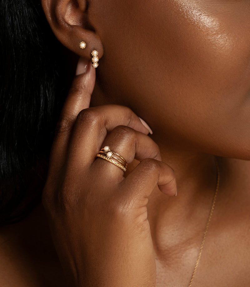 La Perle Studs - EARRINGS from STELLAR 79 - Shop now at stellar79.com 