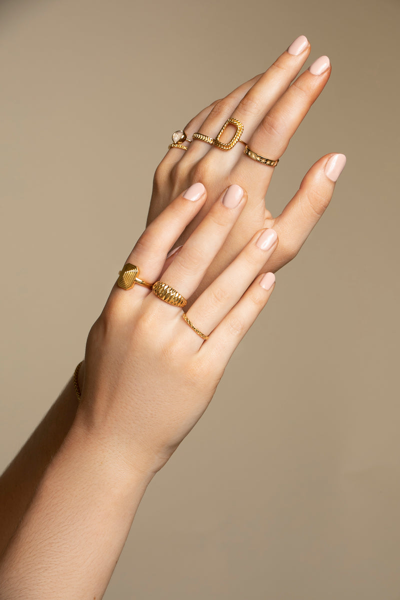 Lune Crescent Ring - RINGS from STELLAR 79 - Shop now at stellar79.com 