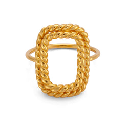 TWIRL RING IN GOLD VERMEIL - RINGS from STELLAR 79 - Shop now at stellar79.com 